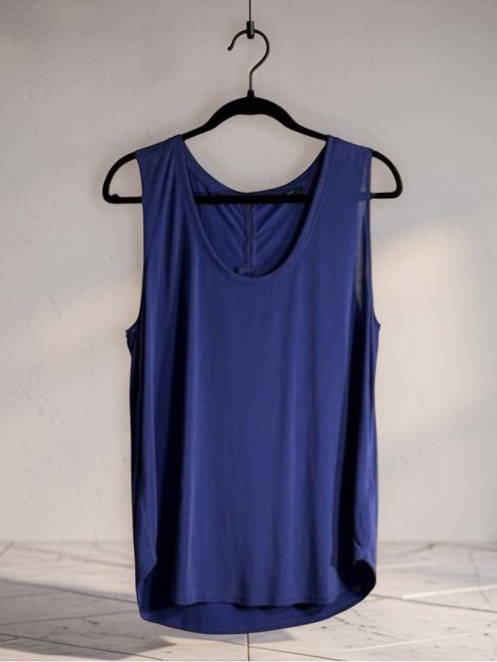 EUC Lucky Brand Royal Blue Round-Neck Tank Top